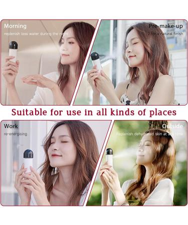 Nano Facial Mister 30MLPortable Facial Spray Mist Bottle Mini Face Mister Handy Mist Sprayer Facial Mister Mini Steamer USB Rechargeable Mini Beauty Device for Skin Care Facial Hydration - Buy Online on GoSupps.com