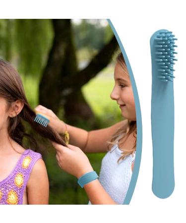 Premium Generic Scalp Massager Comb for Soft Healthy Hair - Gentle on Scalp Ideal for All Hair Types - Blue - Buy Online on GoSupps.com