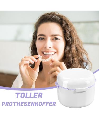 Alevi Braces & Denture Container: Portable Two-Storey Storage Box with Drainage for Retainers & Braces - Ideal for International Shipping - Buy Online on GoSupps.com