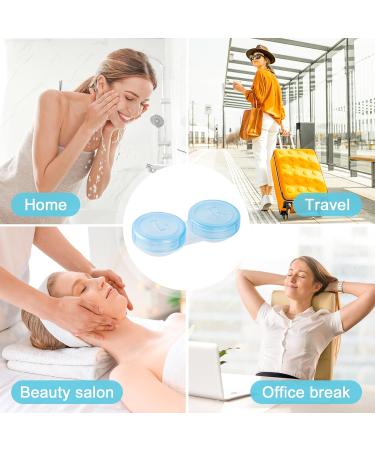 50 Pack Contact Lens Cases - Cute Leak-proof & Bulk Transparent Contact Cases in 5 Colors for Home & Travel - Buy Online on GoSupps.com