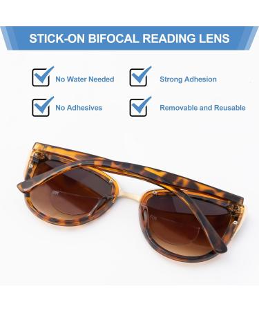 OKH Stick-on Bifocal Lenses | Convert Eyewear to Magnified Readers | Reusable No Water | International Shipping +1.5 - Buy Online on GoSupps.com
