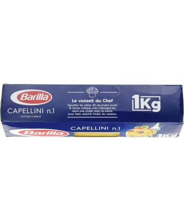 Barilla Classic - Capellini n. 1 with durum wheat semolina always al dente - 1 kg - Buy Online on GoSupps.com