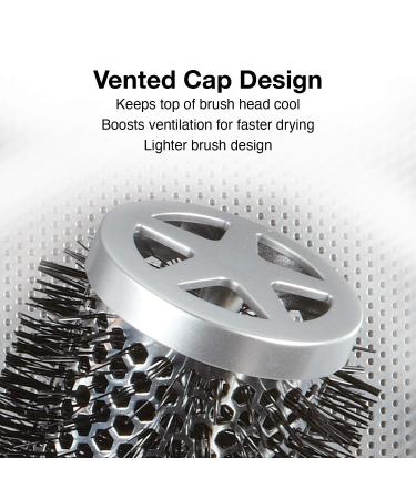 Olivia Garden ProThermal Anti-Static Round Hair Brush - Professional Styling Tool - Buy Online on GoSupps.com