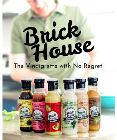 Brick House Vinaigrettes Sesame Ginger Salad Dressing - Vegan, Keto, Paleo, Low Sodium, Low Carb, Gluten Free, Dairy Free - 12 oz - Buy Online on GoSupps.com