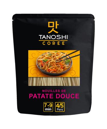 TANOSHI - Korean Sweet Potato Noodles to Cook - For Japchae - Gluten Free - 210g Pack