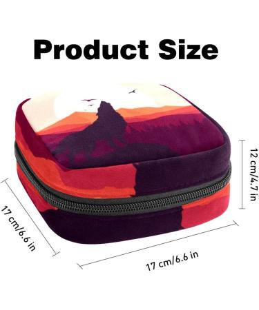 Portable Women's Binding-Storage Bags for Menstrual Cups & Tampons | Howling Sunset Design - Perfect for Teenage Girls - Buy Online on GoSupps.com