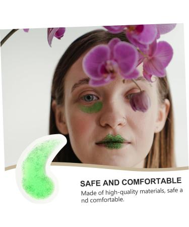 Angoily 3-Piece Cooling Eye Pads - Gel Ice Bags for Migraine Relief & Facial Care - 9.8x9.5cm Green - Buy Online on GoSupps.com