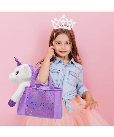 Latocos Unicorn Gifts for Girls Age 3-8: Plush Unicorn Stuffed Animal Blanket Bag - Perfect Kids Birthday or Christmas Present for Toddlers 3-8 Years Old - Buy Online on GoSupps.com