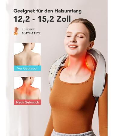 SKG H5 Neck Massage Device - 6D Deep Tissue Pain Relief for Neck Shoulders & Legs | Perfect Mother's Day Gift Recommended by Maye Musk - Buy Online on GoSupps.com