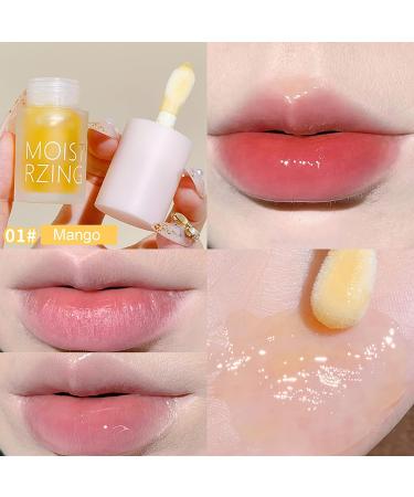 3PCS Plumping Lip Oil Set - Hydrating Lip Glow with Big Brush Head, Non-sticky Formula for Lip Care and Dry Lips - Buy Online on GoSupps.com