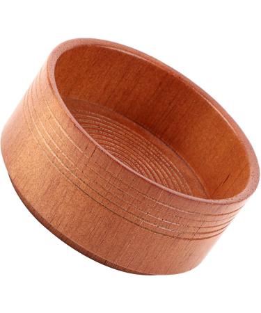 Chrees Men's Wooden Shaving Soap Dish - Foam Cream Cleaning Bowl for Men | Premium Shaving Accessories - Buy Online on GoSupps.com