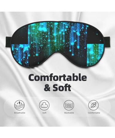 Stars Eye Mask | Unisex Blackout Sleep Mask with Adjustable Straps | Travel Eye Covers (1 Count - Buy Online on GoSupps.com