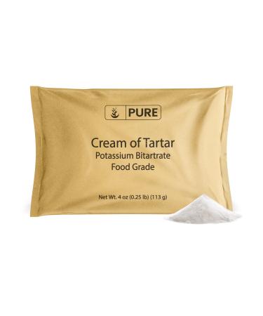 Pure Original Ingredients Cream of Tartar (4 oz) Pure & Natural, Baking & Cleaning, DIY Bath Bombs & More, Eco-Friendly Packaging,