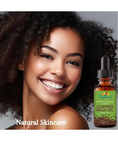 100% Pure Roasted Coffee Bean Oil - Virgin Cold Pressed Unrefined for Massage Soap Making Hair Skin & Nails | 2 fl oz - International Shipping - Buy Online on GoSupps.com