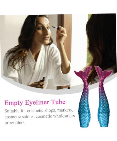 LALAFINA 2pcs Eyeliner Packaging Colored Eyeliners Eyelash Tubes Vials Bottle Refillable Tubes Filling Hose 1 count (Pack of 1) As Shown 1 - Buy Online on GoSupps.com