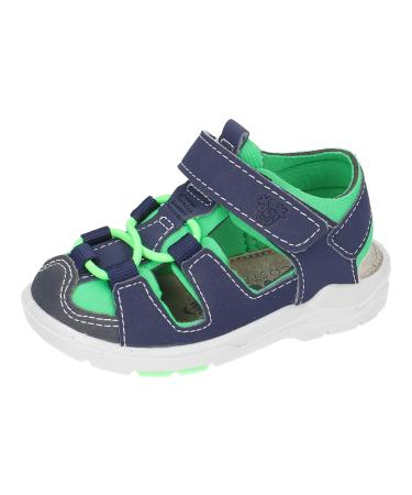 Ricosta Gery M 61 Boys' Sandals 3.5 UK Child Nautic Neon Green Blue