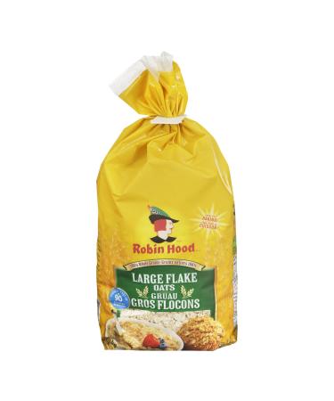 Robin Hood 100% Whole Grains Large Flake Oats 1kg (Case of 8) 1kg (Case of 8) Large Flake Oats