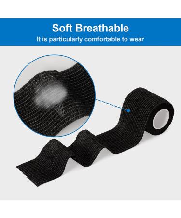 9 Rolls Self-Adhesive Bandage 5cm x 4.5m - Elastic Cohesive Vet Wrap for Cats Dogs & Horses - Skin Color - Buy Online on GoSupps.com