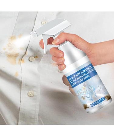 Vanish Stain Remover No-Wash Spot Remover Fabric Stain Remover for Clothes | 120ml Clothes Dry Cleaning Spray to Clean Stubborn Dirt Stains Yellow Mold Spots Sweat Stains - Buy Online on GoSupps.com