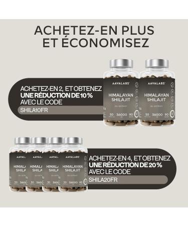 Shilajit Pure Himalaya 36000mg Extrait 30:1 | 50% Acide Fulviques Qualit Premium - Shilajite Energie et Immunit 100% V g talien Pur Sans Additifs - 90 Pure Himalayan Shilajit G lules - Buy Online on GoSupps.com