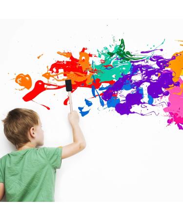 URATOT 120 Pack 1 Inch Foam Paint Brush Set with Wood Handles - Ideal for Acrylics, Stains, Varnishes, Crafts & Art - Foam Sponge Brushes - Buy Online on GoSupps.com