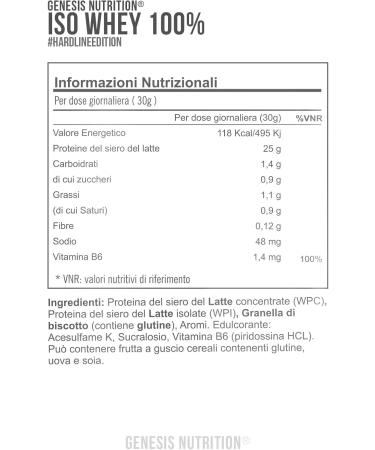 Genesis Nutrition Iso whey 900 g Black Yellow - Buy Online on GoSupps.com