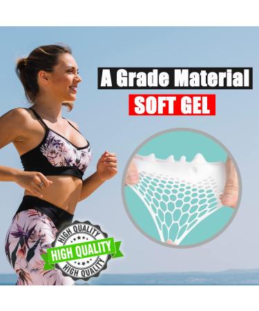 Toe Separators & Metatarsal Pads Set for Overlapping Toes, Neuroma, Forefoot Pain Relief - 4 PCS White Cushion Spacers for Women and Men - Buy Online on GoSupps.com