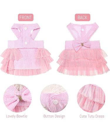 Dazzling 3-Piece Dog Tutu Dress Set for Medium-Sized Pets - Perfect for Thanksgiving and Christmas! (XX-Large) - Buy Online on GoSupps.com