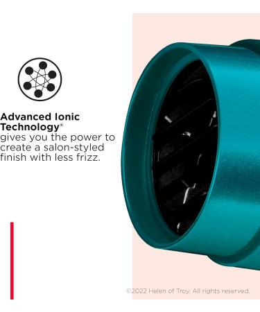 Revlon RV544FBLF Advanced Ionic Technology Hair Dryer with Diffuser Powerful Hair Dryer with Concentrator Quick Dry Lightweight 2 Heat/Speed Settings Less Frizz Shiny and Smooth Hair Blue Blue Hair Dryer - Buy Online on GoSupps.com