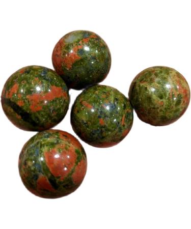 3 Natural Green red one Eye Spheres Stone JZIGTDEM - Buy Online on GoSupps.com