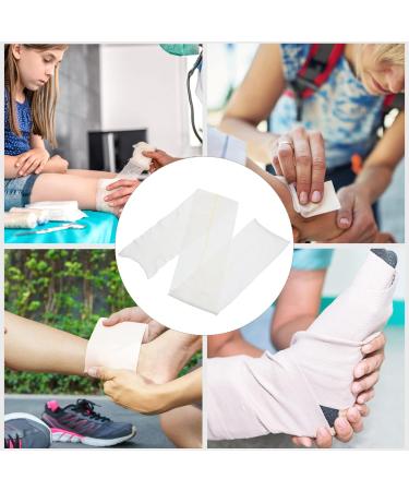 FOMIYES Elastic Tubular Gauze Dressing - 1 Roll First Aid Wrap Tape for Injuries & Athletic Support - 100x10.7cm Yellow - Buy Online on GoSupps.com