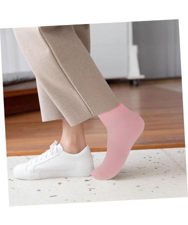 2 Pairs Womens Socks Moisturizing Socks Feet Care Gel Socks Gel Socks for Feet Care Gel Socks for Dry Cracked Feet Women Foot Care Gel Socks Cleft Foot Cotton Middle Tube Lovers - Buy Online on GoSupps.com