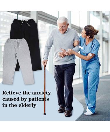 Nephrostomy Bag Pants for Men/Women | Catheter Urine Bag with Double Pockets | XXL Black Ostomy Supplies - Buy Online on GoSupps.com