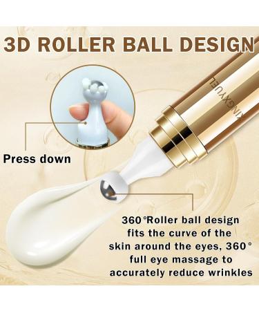 Effective Eye Cream for Dark Circles & Puffiness | Under Eye Serum & Roller - Daily Skincare for Women | Crema Para Las Ojeras - Buy Online on GoSupps.com