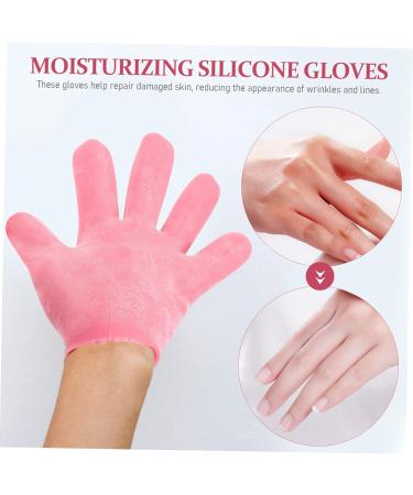 Housoutil 2 Pairs Gloves for Dry Hand Treatment Overnight Dry Hands moisturizing Hand moisturizer Gloves Overnight Silica Gel Miss Moisture Gloves for Dry Hand moisturizing Socks - Buy Online on GoSupps.com