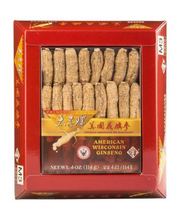 Prince of Peace Wisconsin American Ginseng Medium Large(#3) Short Roots (4 oz)