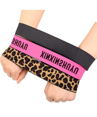 Elastic Wig Bands for Lace Melting - 3 Pcs Set for Wig Stability and Edges Laying - Leopard, Black, Rose Gold - Buy Online on GoSupps.com