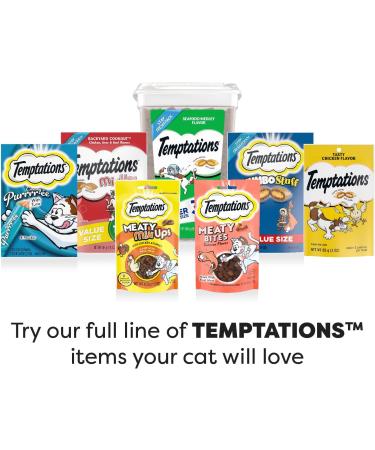 TEMPTATIONS Holiday Dinner Turkey and Sweet Potato Cat Treats - 16 oz - Buy Online on GoSupps.com