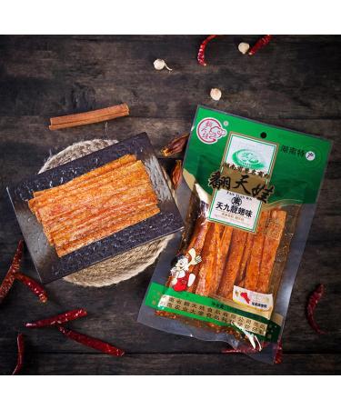 Buy La Tiao Spicy Strips - 4 Packs (136g Each) | Authentic Chinese Spicy Snack Sticks - International Shipping Available - Buy Online on GoSupps.com