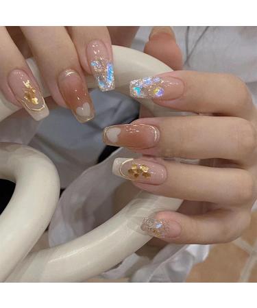 Nail dressing nail stickers French style love short and medium length styles(Long styles S) - Buy Online on GoSupps.com