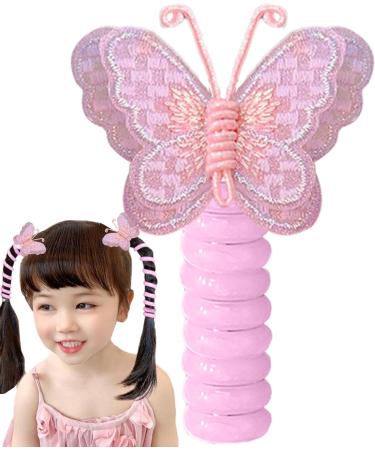 Telephone Wire Hair Bands Braided Hair Ties Colorful Elastic Telephone Cord Hair Ties For Halloween Birthday Parties Purple - Buy Online on GoSupps.com