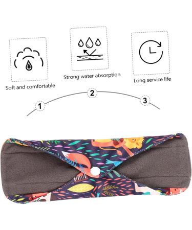 Healvian 6pcs Maternity Sanitary Napkin Panties | Bamboo Menstrual Pad Set for Women | Washable & Stay Dry Cloth Pads - Buy Online on GoSupps.com