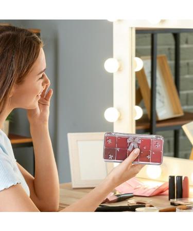  Mimoqk Lip Palette Set 10-Color Tinted Lip Gloss and Moisturizing Lipstick Kit Non-Sticky Jelly Lip Makeup Palette for Costume and Everyday Makeup Looks - Buy Online on GoSupps.com