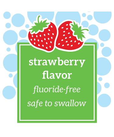 Dr. Brown's Baby Toothpaste  Strawberry Flavor Toddlers and Kids Love  Fluoride Free  Made in The USA  0-3 Years  1.4oz  3 Pack 3 Pack  Strawberry Toothpaste - Buy Online on GoSupps.com