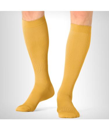 Teresa Medica Compression Stockings for Men - Thrombosis Knee-Length Support Socks (13-21 mmHg) - Honey Color Sizes 38-46 | International Shipping - Buy Online on GoSupps.com