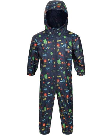 Regatta Kids Puddle Iv All-in-One Suit 6-12 Months - Tractor Blue | Unisex - Buy Online on GoSupps.com