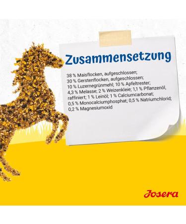 JOSERA Active 2.0 15 kg | Premium Horse Food Rich in Minerals and Vitamins | Energy Muesli with Vitamin E Biotin Selenium a - Buy Online on GoSupps.com