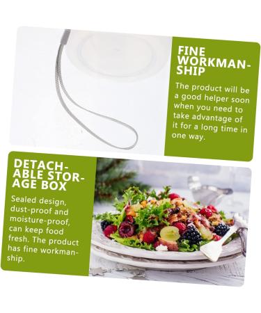 Alipis 1pc Box Food Supplement Box Crisper Container Storage Container Storage Rack Baby Double Layer - Buy Online on GoSupps.com