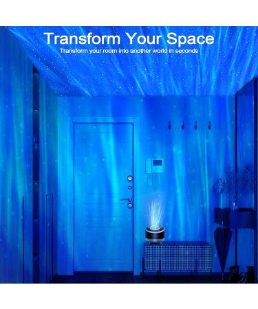 Mrooyi LED Starry Sky Projector with Bluetooth Speaker 3 in 1 Galaxy Projector for Kids & Adults | Remote Control 360 Rotating Aurora Light for Parties & Rooms Black - Buy Online on GoSupps.com