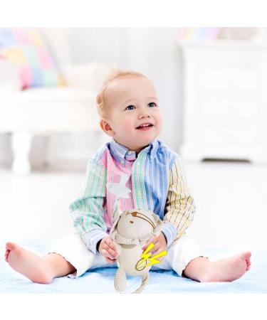 Virtcooy Animal Pacifier Holder | Pocket Buddy Lovey - Skin-Friendly Plush Schnuller-Buddy for Kids' Parties & Birthdays - Lion Design - Buy Online on GoSupps.com